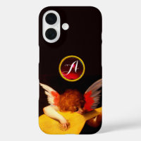 ANGEL PLAYY LUTE Music Making Cherub Monogram