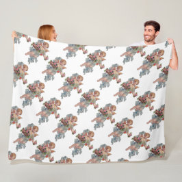 Angel Postcard Fleece Blanket