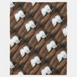 Angel Postcard Fleece Blanket