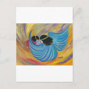Angel Postkarte