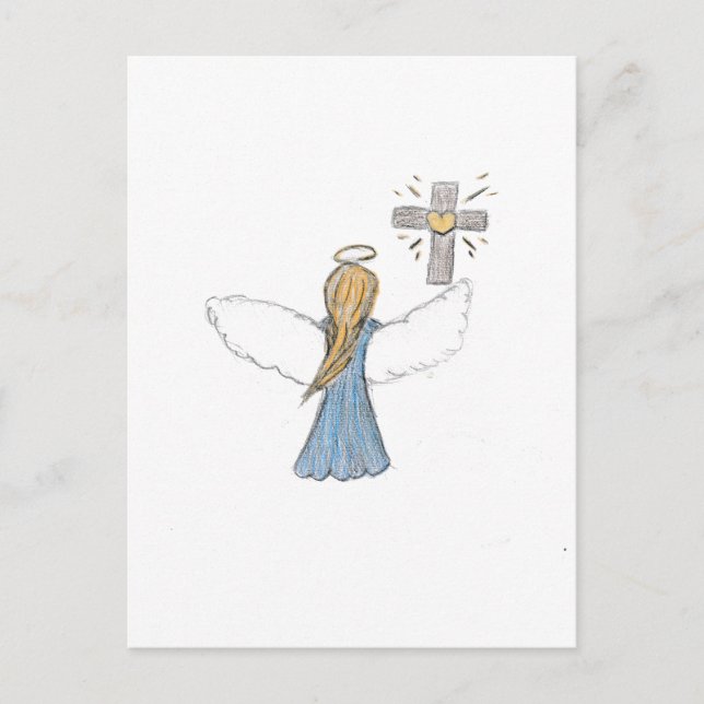 Angel Postkarte (Vorderseite)