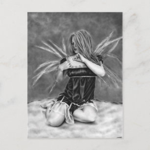 Angel-Postkarte Postkarte