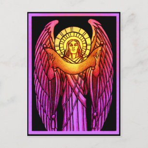 Angel-Postkarte Postkarte