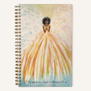 Angel Print doppelseitige Spiralfolie Notizbuch