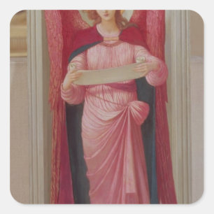 Angel Quadratischer Aufkleber