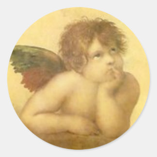 Angel Raphael Vintag Sticker