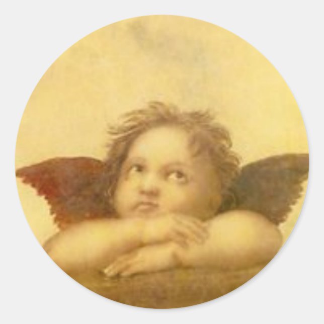 Angel Raphael Vintag Sticker -2 (Vorderseite)