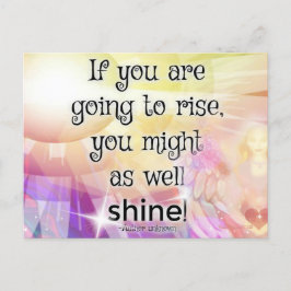 Angel Rise Shine Frische Pasta machen Postkarte