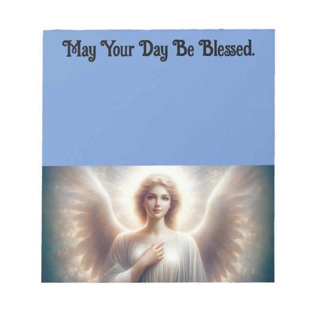 Angel segled Day Notepad Notizblock (Vorderseite)