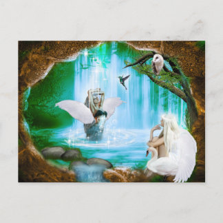 Angel Shower Postkarte