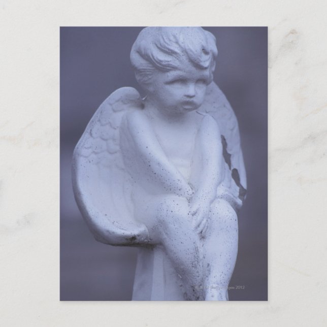 Angel-Skulptur Postkarte (Vorderseite)