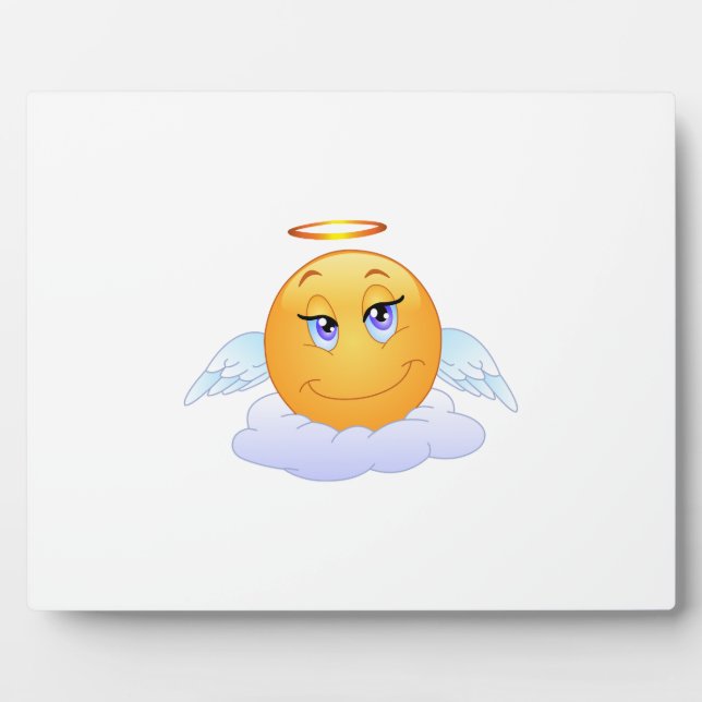 Angel Smiley Fotoplatte (Vorderseite)