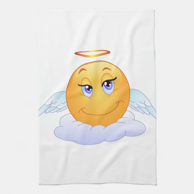 Angel Smiley Küchentuch (Vertikal)