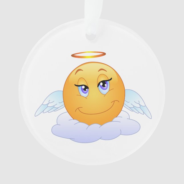 Angel Smiley Ornament (Vorderseite)