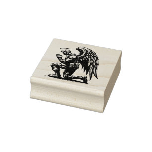 Angel Soldier Man Pracht Tintenbilderkunst Gummistempel
