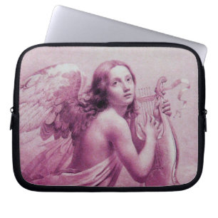 ANGEL SPIELEN LYRA ÜBER DEM KLOUDS Pink Laptopschutzhülle