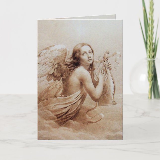 ANGEL SPIELEN LYRA ÜBER DIE KLOUDS KARTE (Vorderseite)