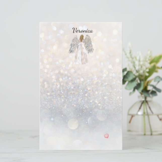 Angel Stationery Briefpapier (Stehend Vorderseite)