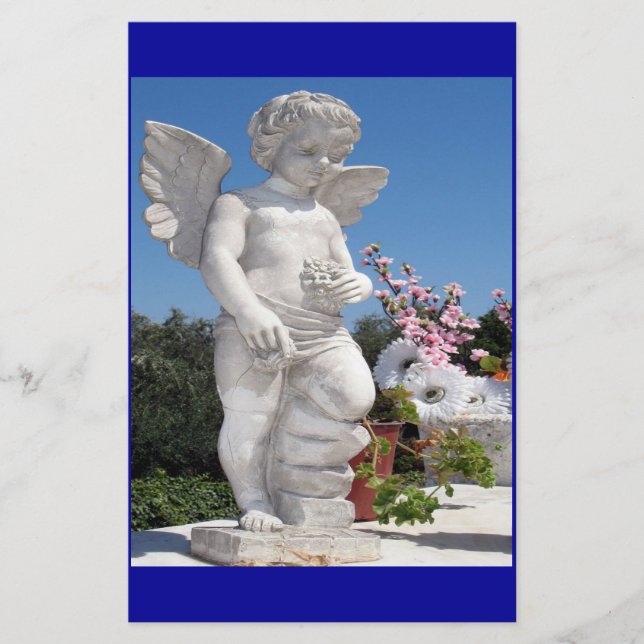 Angel Statue Briefpapier (Vorderseite)