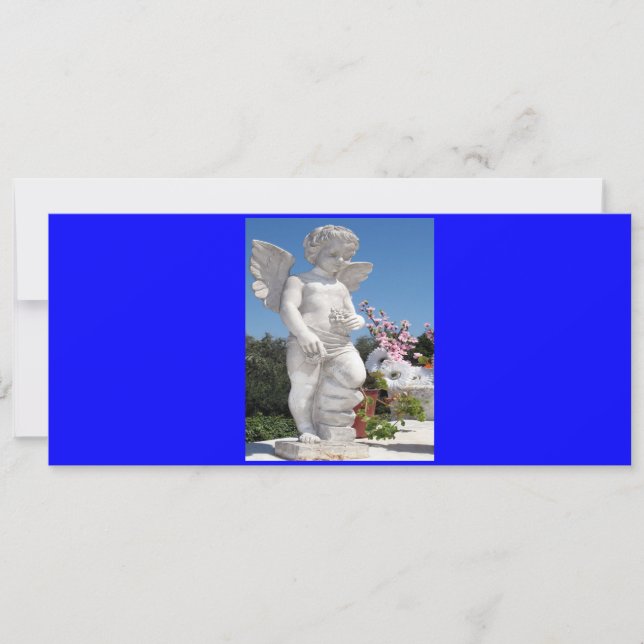 Angel Statue in Blue V (Vorderseite)