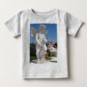 Angel-Statue in Grau Baby T-shirt