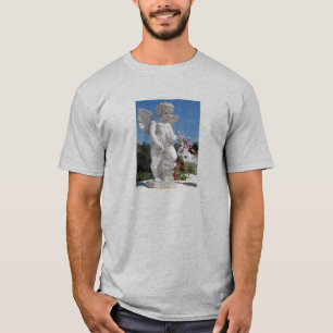 Angel-Statue in Grau T-Shirt