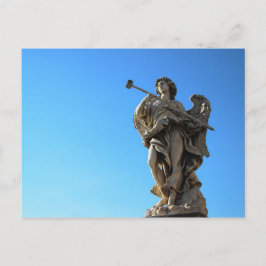 Angel Statue Postcard Postkarte