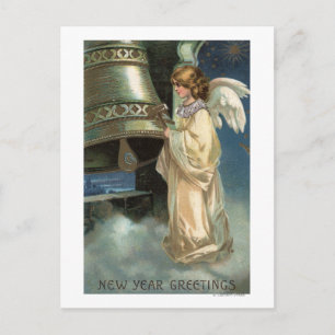 Angel Strikter Bell mit Mallet Postkarte