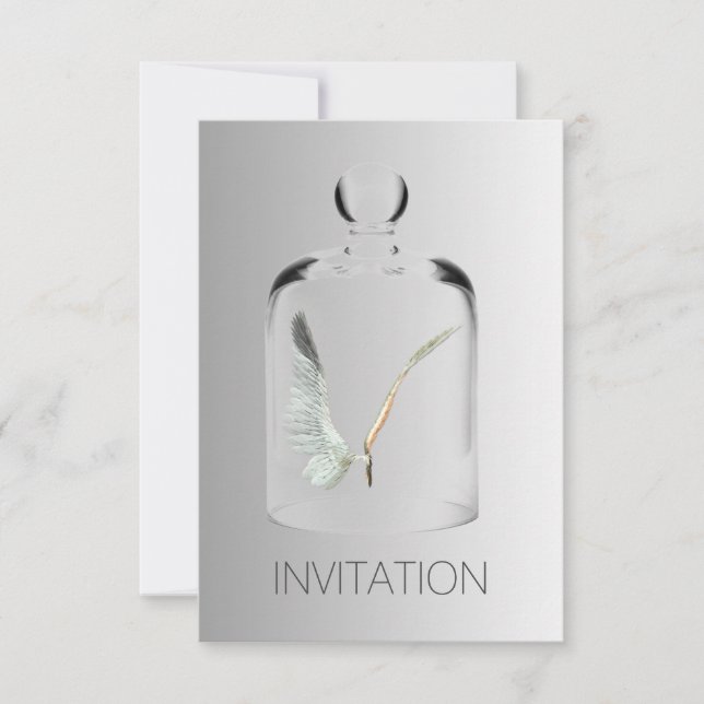 Angel Supports Birthday Club Party Vip Einladung (Vorderseite)