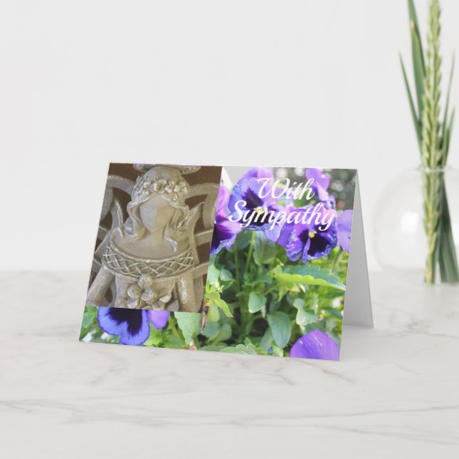 Angel Sympathy Card Karte (Vorderseite)