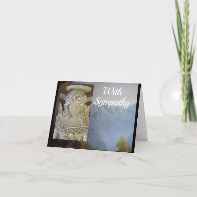 Angel Sympathy Card Karte (Vorderseite)