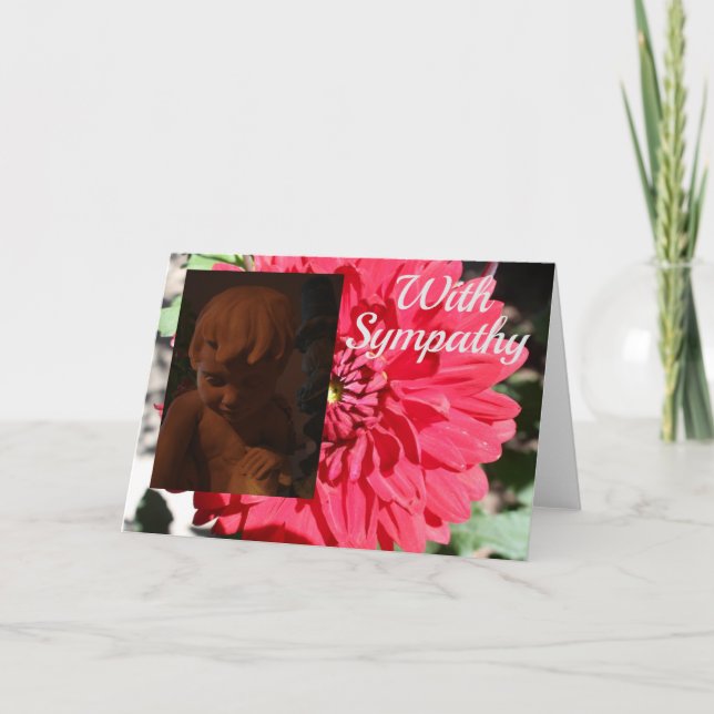 Angel Sympathy Card Karte (Vorderseite)