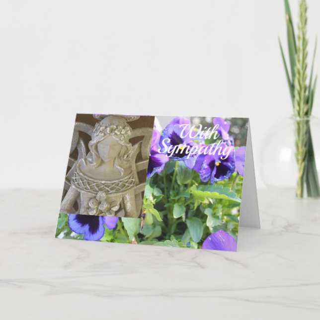 Angel Sympathy Card Karte (Vorderseite)