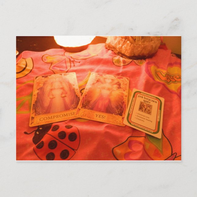 Angel Tarot Cards Postkarte (Vorderseite)