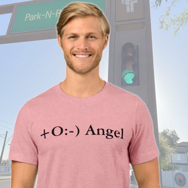 Angel Text Symbol Tri-Blend-Shirt Tri-Blend Shirt (Von Creator hochgeladen)