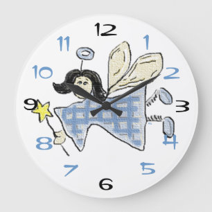 Angel Time Große Wanduhr