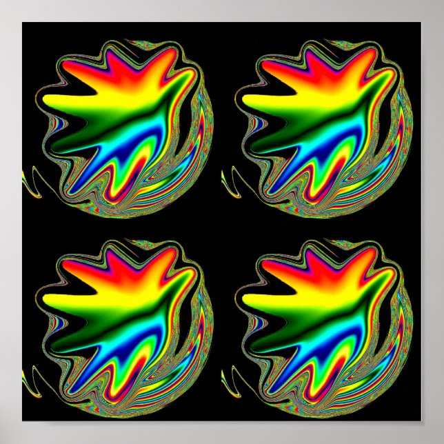 Angel Trails art Poster (Vorne)