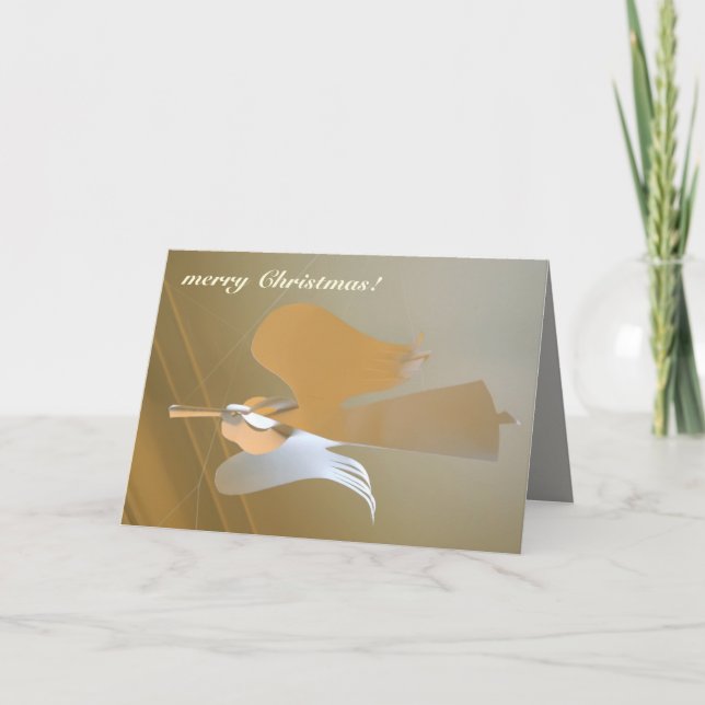 Angel-Trompeten Karte (Vorderseite)