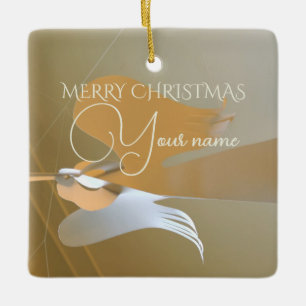 Angel-Trompeten Keramikornament