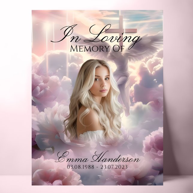 Angel- und Cross Memorial-Begrüßungszeichen Poster (Von Creator hochgeladen)