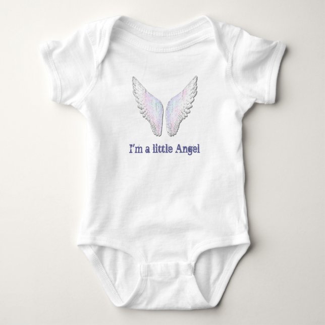 Angel und Devil Baby Bodysuit Baby Strampler (Vorderseite)