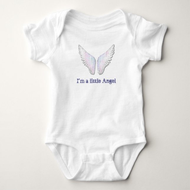 Angel und Devil Baby Bodysuit Strampler (Vorderseite)