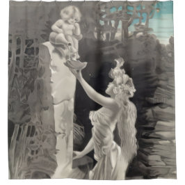 Angel und Goddess Valentine Duschvorhang