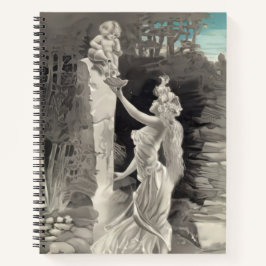 Angel und Goddess Valentine Notizbuch