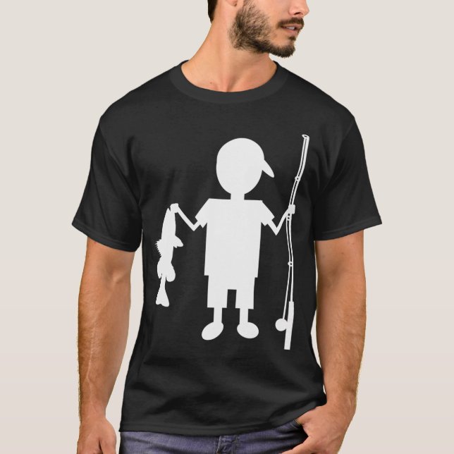 Angel- und Jagdherz T-Shirt (Vorderseite)