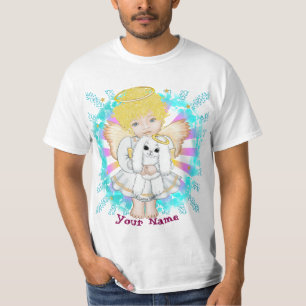 Angel und sonniger T - Shirt