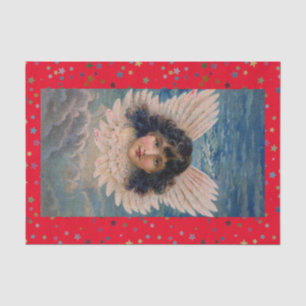 ANGEL UND STARS-TISSUPAPIER SEIDENPAPIER