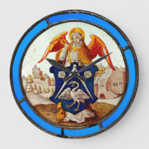 Angel und Wappen aus dem Mittelalter