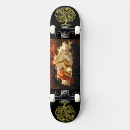 Angel unter den Sternen Fantasy Art Skateboard
