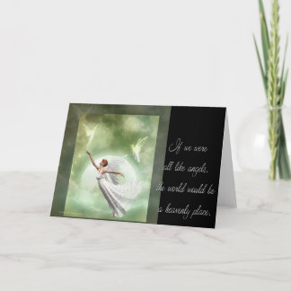 Angel unter Freunden Fantasy Quote Card Karte